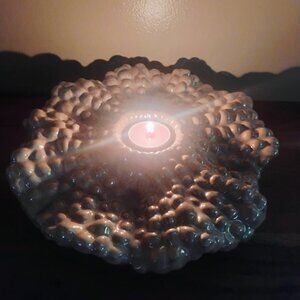 sanibel tealight candle holder sea anemone sponge (W4589)